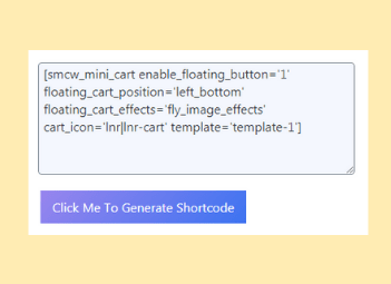 Shortcode Generator