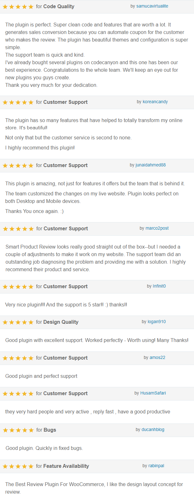 smart product review customer feedback